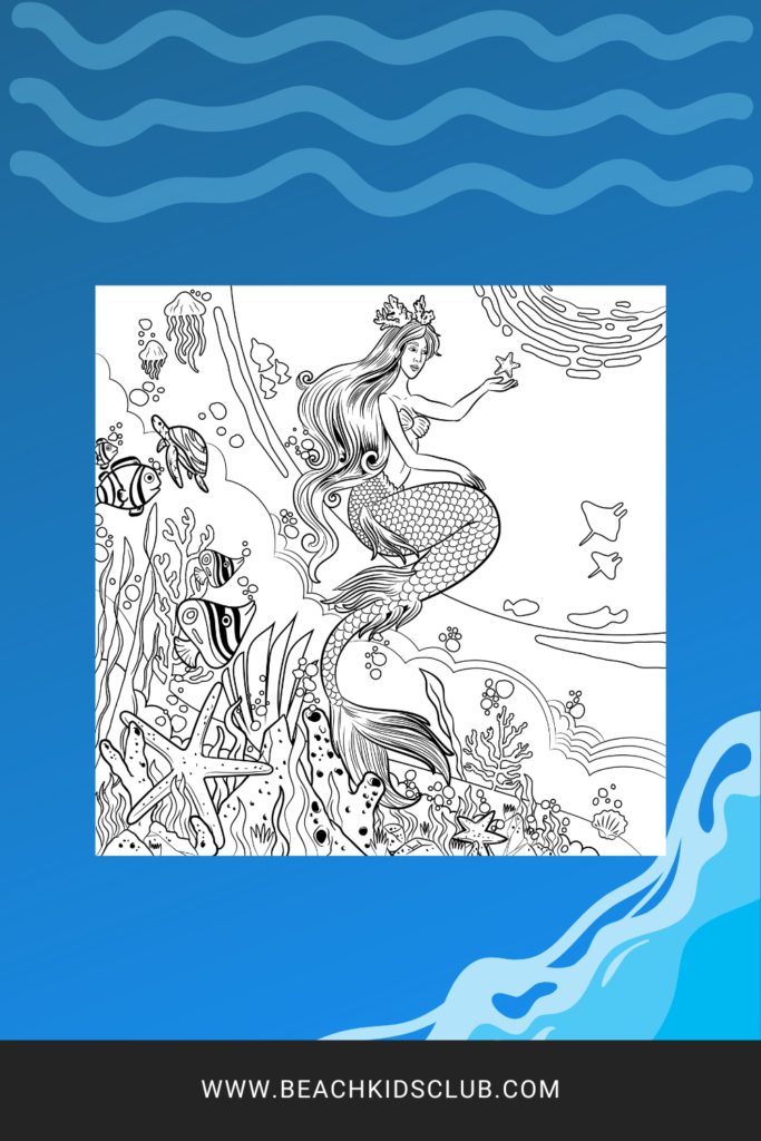 Beach Coloring Pages