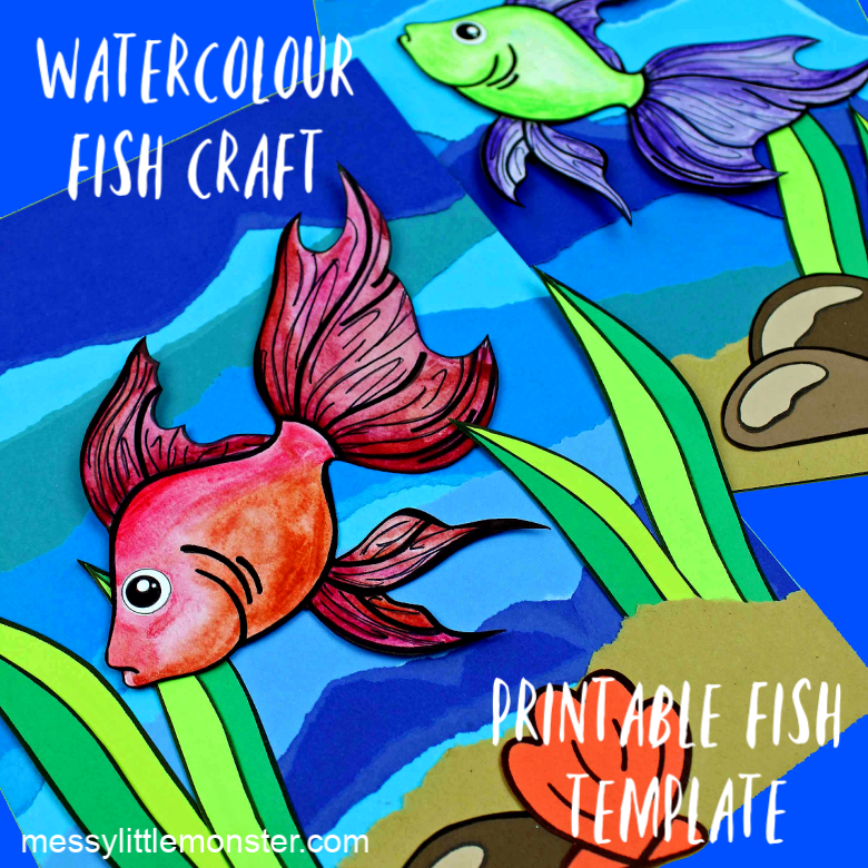 Printable fish template